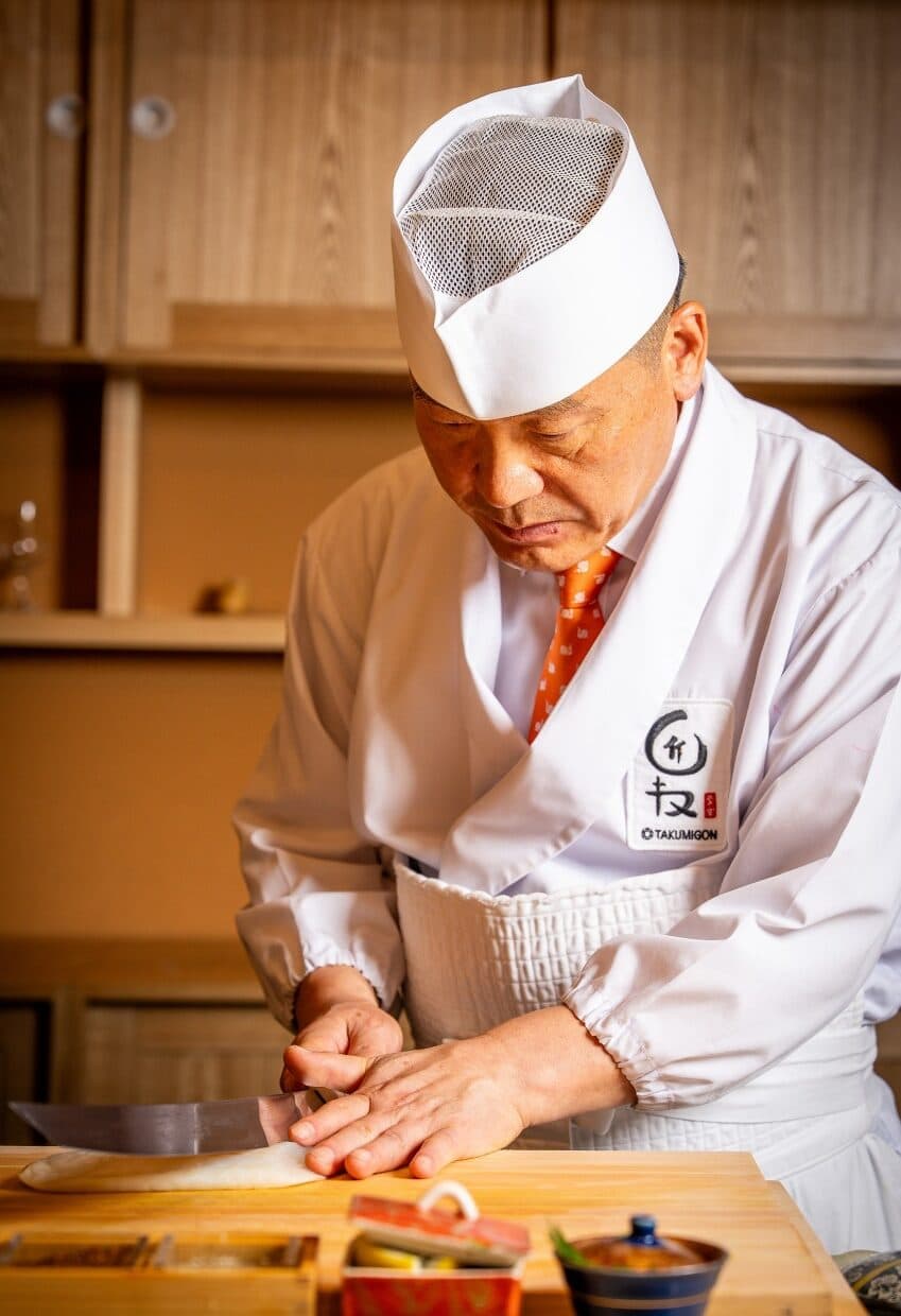 Chef Kwon Oh-jun of TAKUMIGON, Edomae sushi master