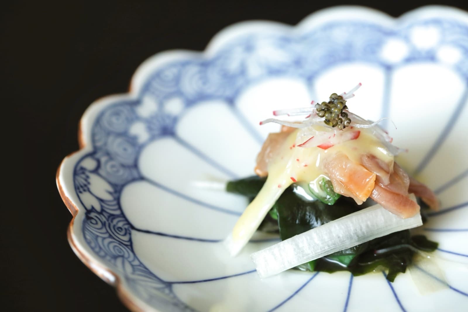 TAKUMIGON Edomae aged sushi piece